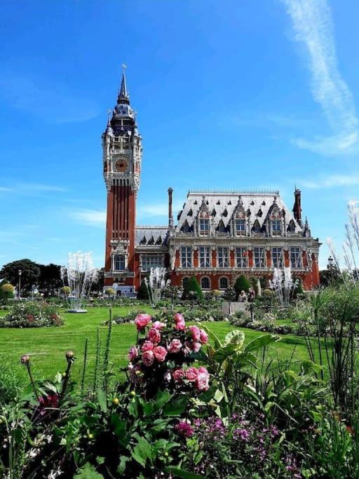 Le Clemenceau Appart-Calais Nord-Balcon-Plage Exterior photo